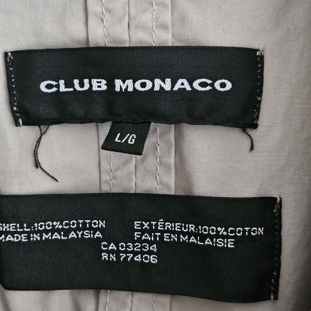 Club Monaco Light Taupe Utility Jacket - Picture 7 of 9